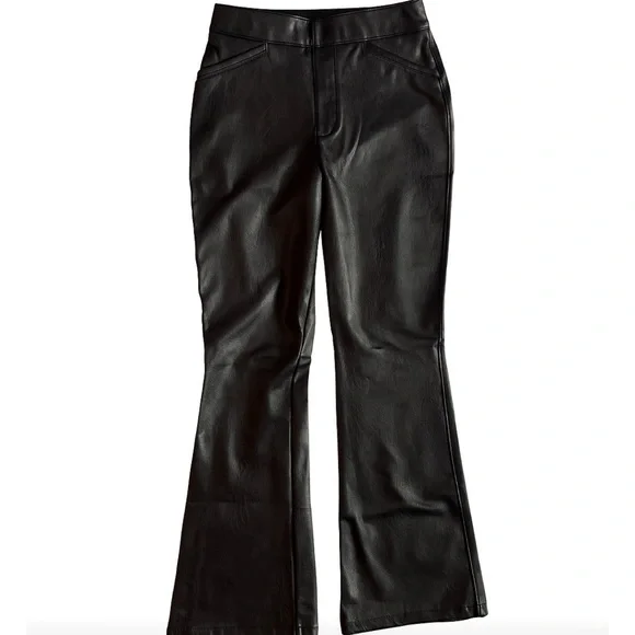 Spanx Black Faux Leather Pants - Picture 3 of 6